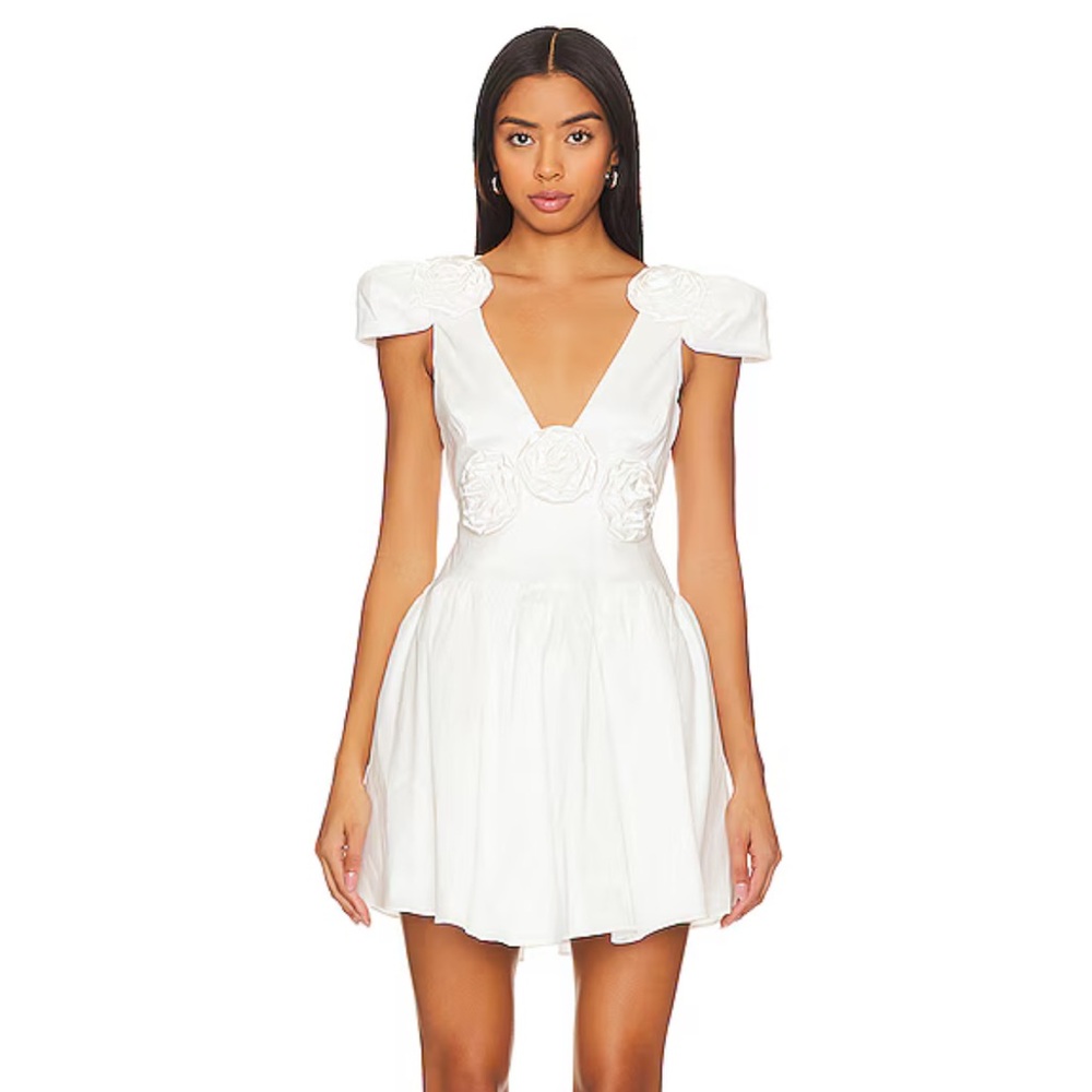 Flora Mini Dress in White
For Love & Lemons